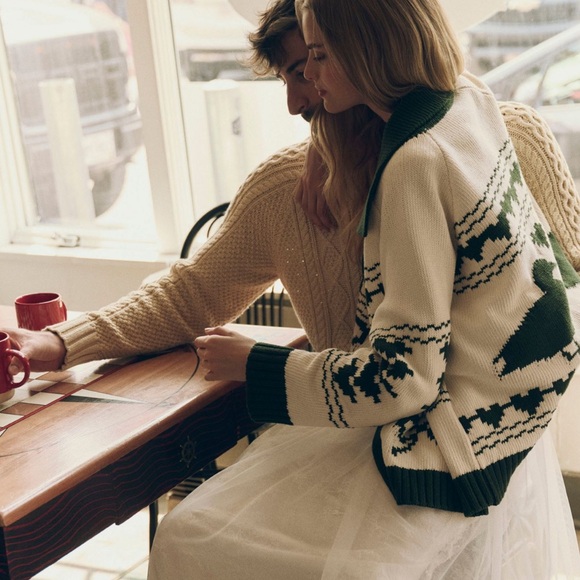 NWT Anthropologie Bel Kazan Knitted Duck Icon Cardigan Sweater One Size - Picture 7 of 16